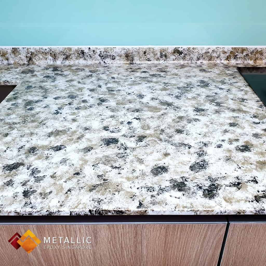 Granite theme kitchen countertop