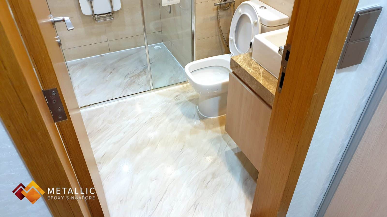 Burdur Wood Bathroom Flooring