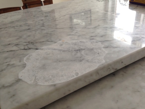 watermarks marble countertop