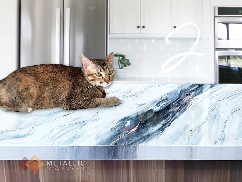 Pet friendly countertop