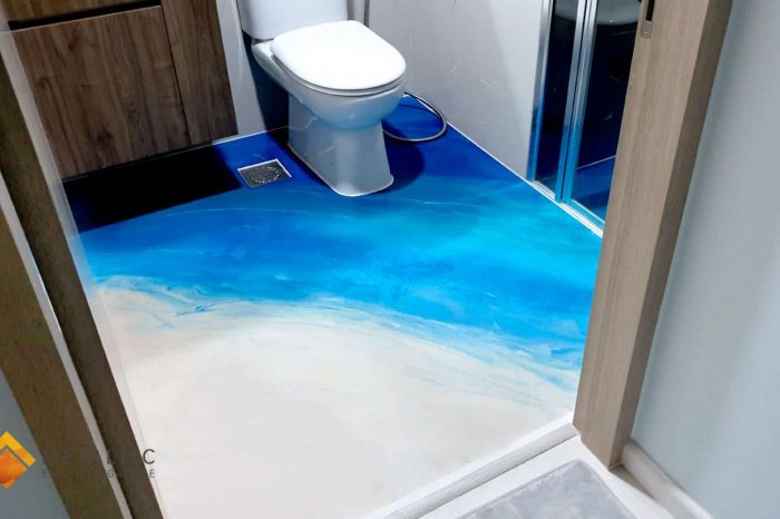 Sandbar Beach Bathroom Flooring